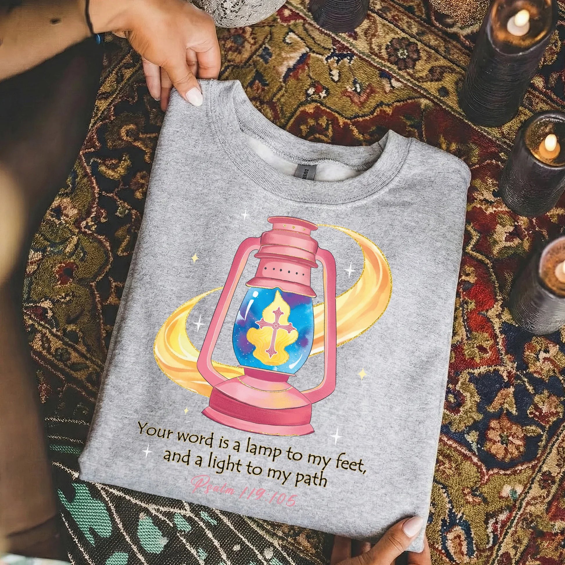 Your Word Is A Lamp - Unisex Tshirt / Hoodie / Sweatshirt - Faith Guided Life