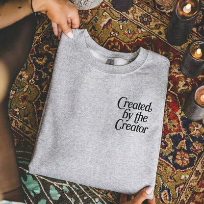 Created By The Creator - Two Sides - Faith Floral - Unisex Tshirt / Hoodie / Sweatshirt - Faith Guided Life