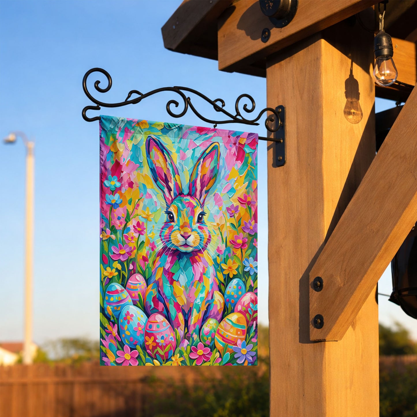Easter Bunny Garden Flag