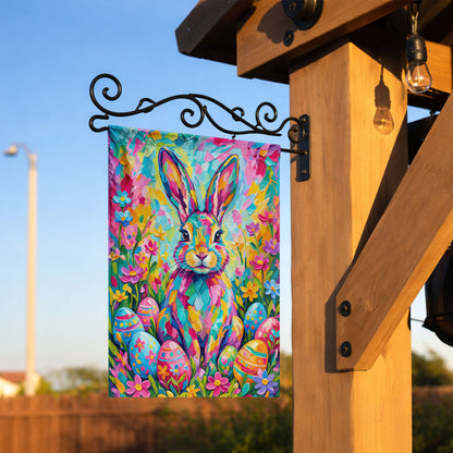Easter Bunny Garden Flag