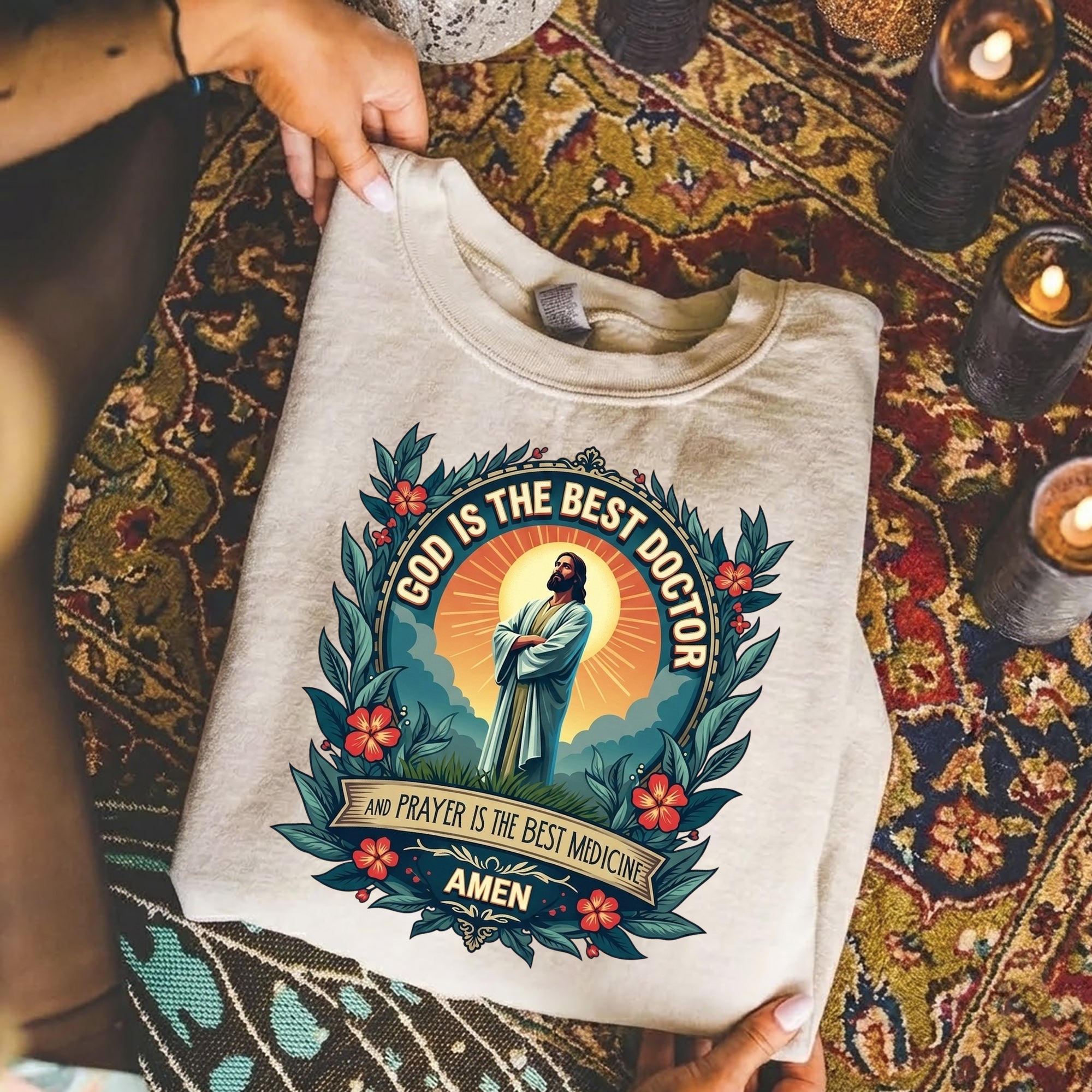 Christian Prayer Healing – Faith Message – Unisex Tshirt / Hoodie / Sweatshirt