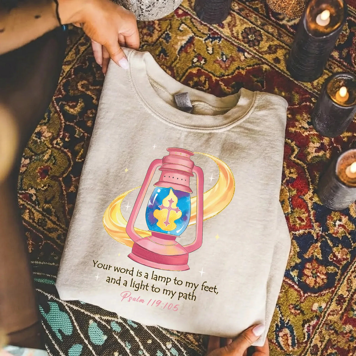 Your Word Is A Lamp - Unisex Tshirt / Hoodie / Sweatshirt - Faith Guided Life