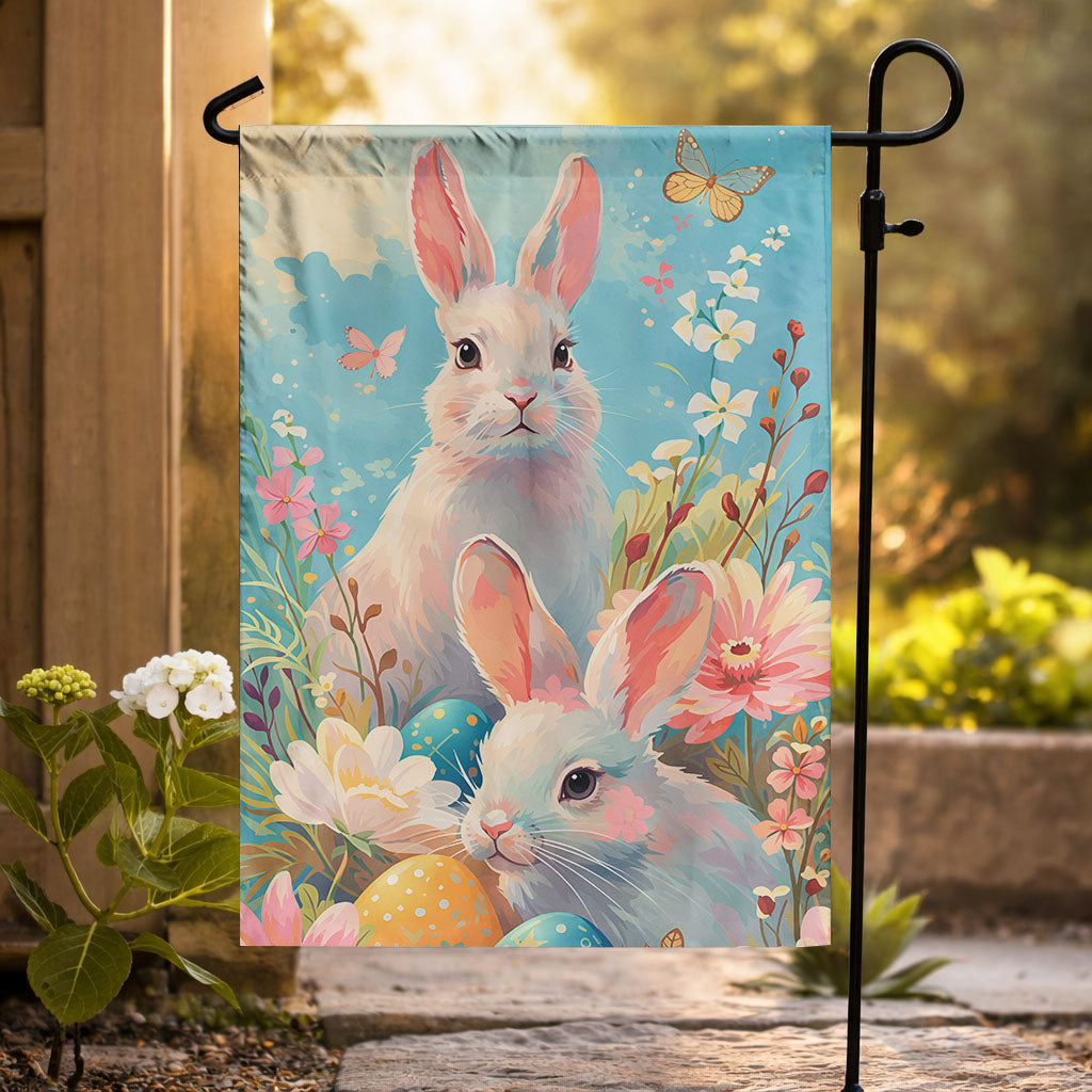 Easter Bunny Garden Flag – Celebrate Spring and New Beginnings