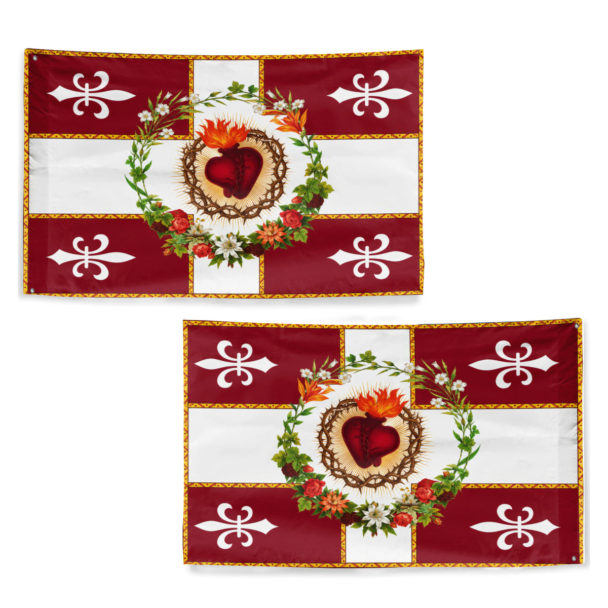 Sacred Heart of Jesus - House Flag/Garden Flag