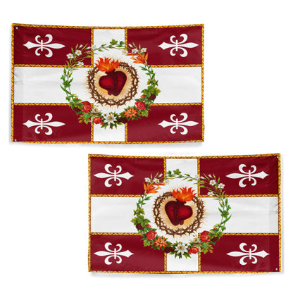 Sacred Heart of Jesus - House Flag/Garden Flag