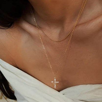 Royal Faith Cross Necklace