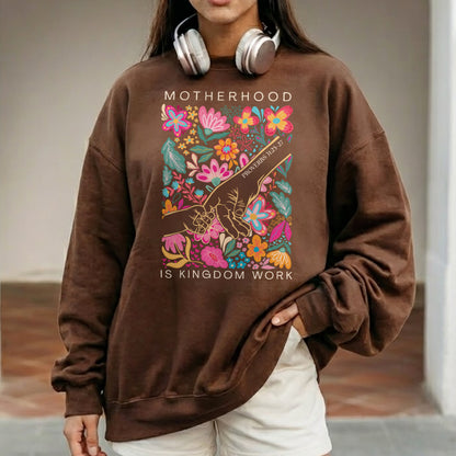 Kingdom Work" - Floral Hand and Flower Design – Unisex Tshirt / Hoodie / Sweatshirt