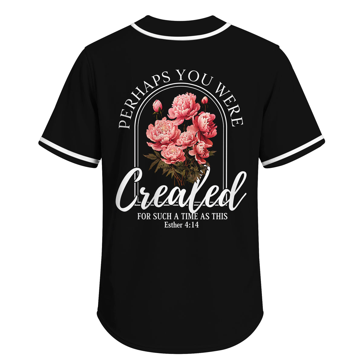 Created For Such A Time As This Christian Baseball Jersey