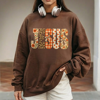 Jesus Fall Floral Leopard - Unisex Tshirt / Hoodie / Sweatshirt