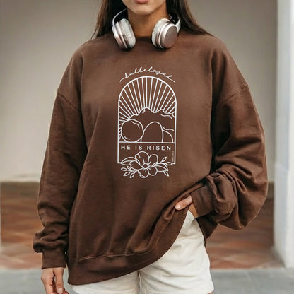 Easter Sunday Empty Tomb Line Art – He is Risen – Unisex Tshirt / Hoodie / Sweatshirt