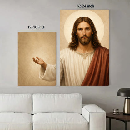 Jesus Open Arms 3 Panel Wall Art – Christian Triptych Faith Home Decor
