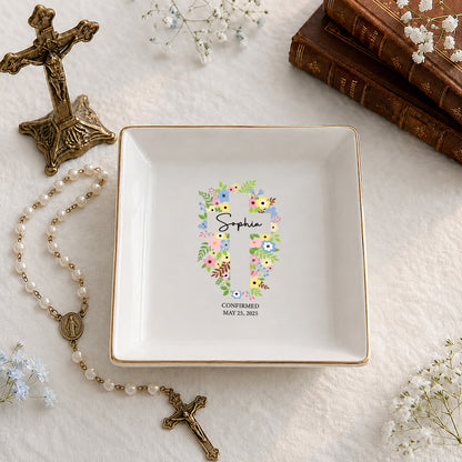 Floral Cross Confirmation