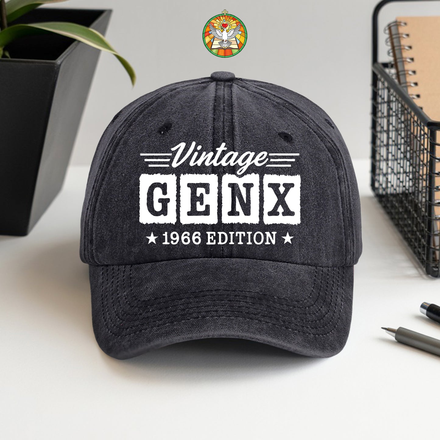 Vintage GenX [Custom Year] Edition Baseball Cap - Generation X Pride