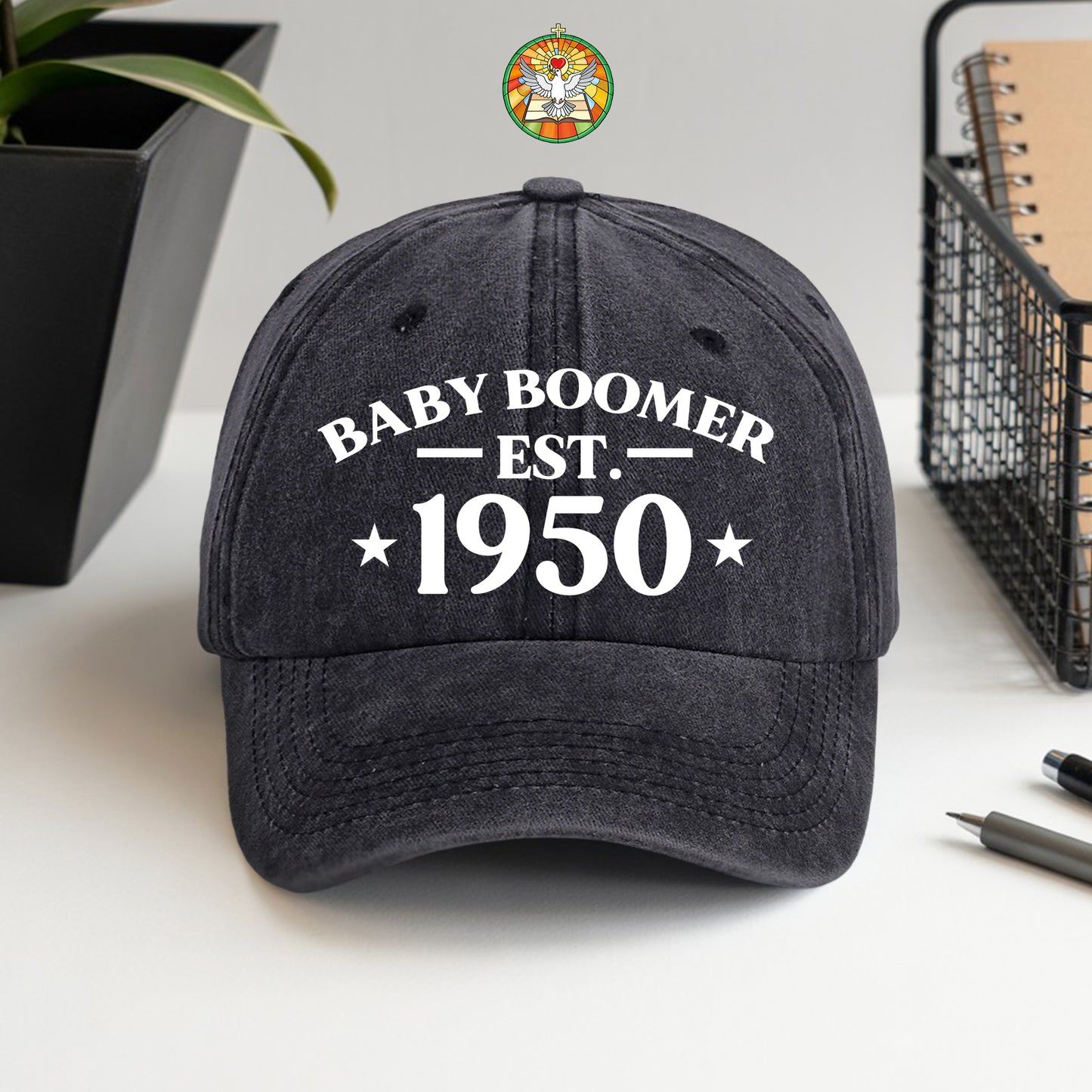 Baby Boomer Est. [Custom Year] Baseball Cap - Generational Pride