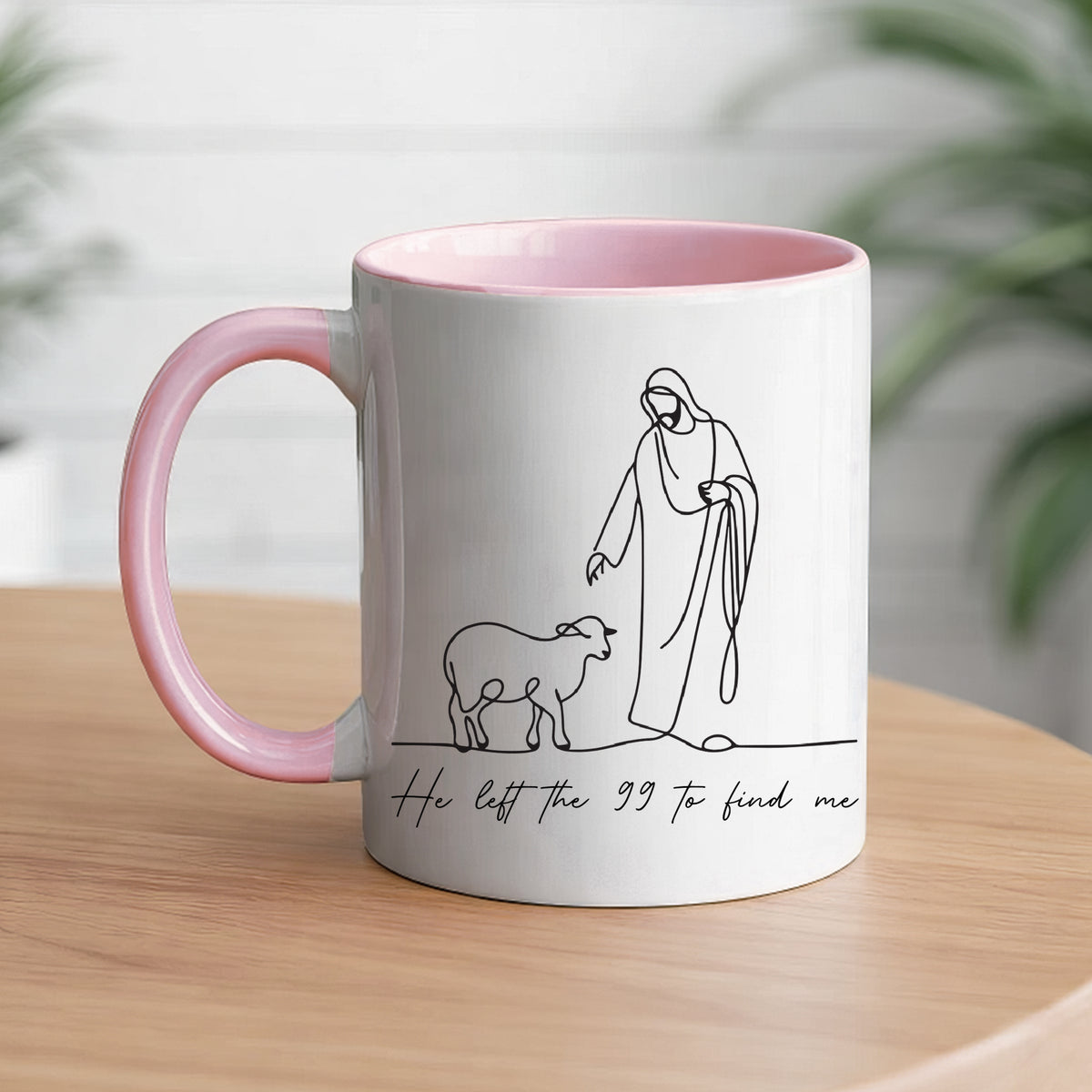 He Left The 99 to Find Me Mug - Perfect Christian Gift, Prayer Mug, or Daily Inspiration