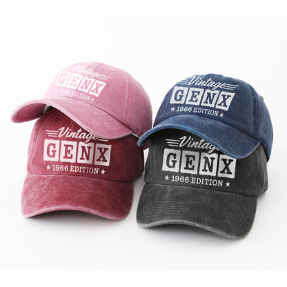 Vintage GenX [Custom Year] Edition Baseball Cap - Generation X Pride
