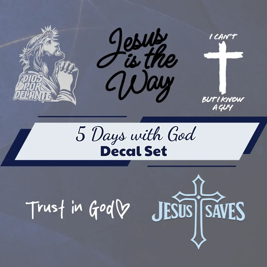7 Days With God – Faith Journey Decal Set