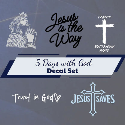 7 Days With God – Faith Journey Decal Set