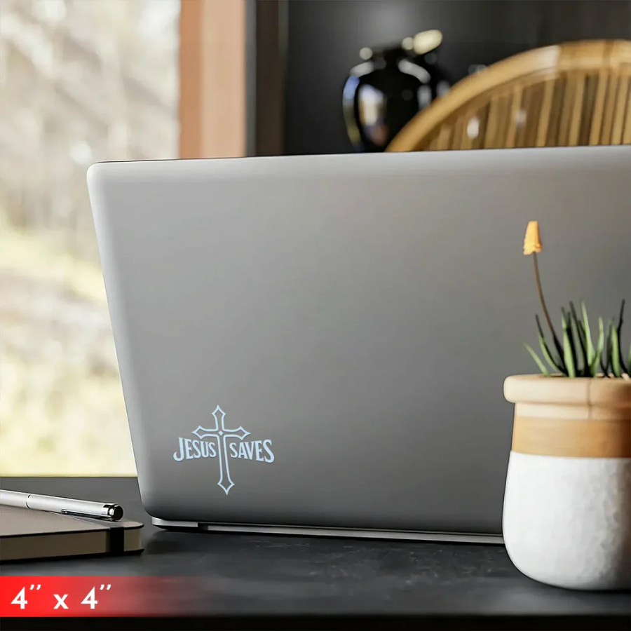 4 inch - Christian Decal Collection – Faith Stickers for Car, Laptop, Water Bottle & Helmet