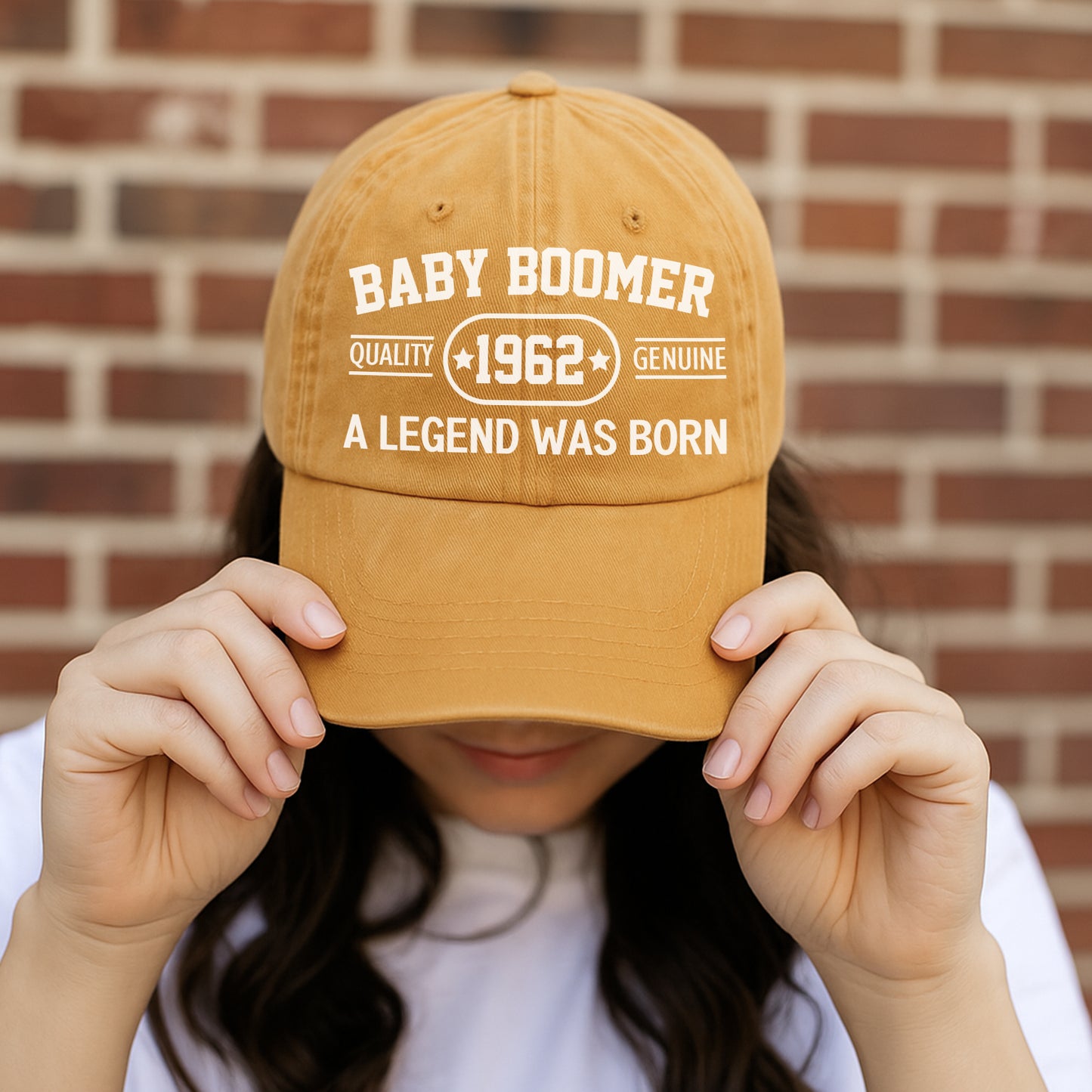 Baby Boomer Quality [Custom Year] Genuine A Legend Was Born Baseball Cap - Legendary Generation
