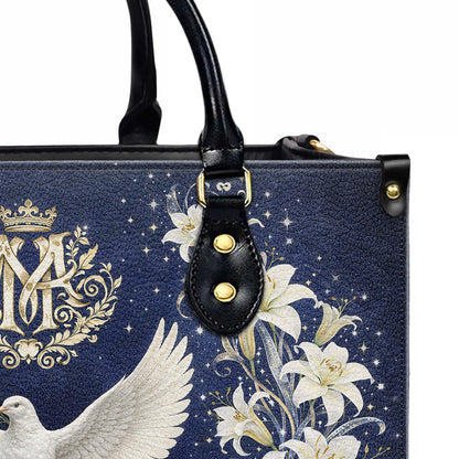 Personalized Holy Spirit Dove Christian Handbag – Twill Faux Leather & PU Leather