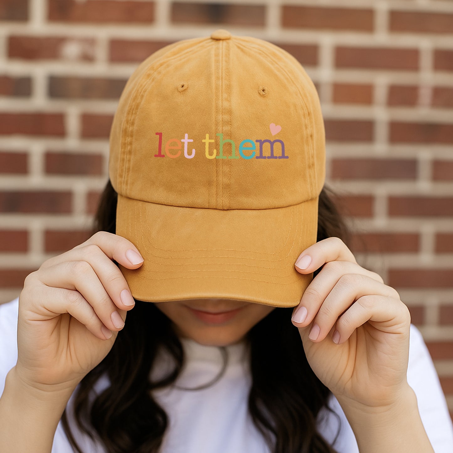 Let Them Baseball Cap - Rainbow Love & Acceptance Hat