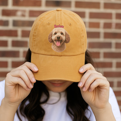 Rocksie Baseball Cap - Cute Dog Lover Hat