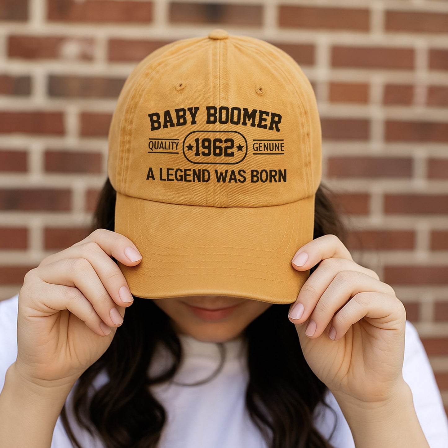 Baby Boomer Quality [Custom Year] Genuine A Legend Was Born Baseball Cap - Legendary Generation