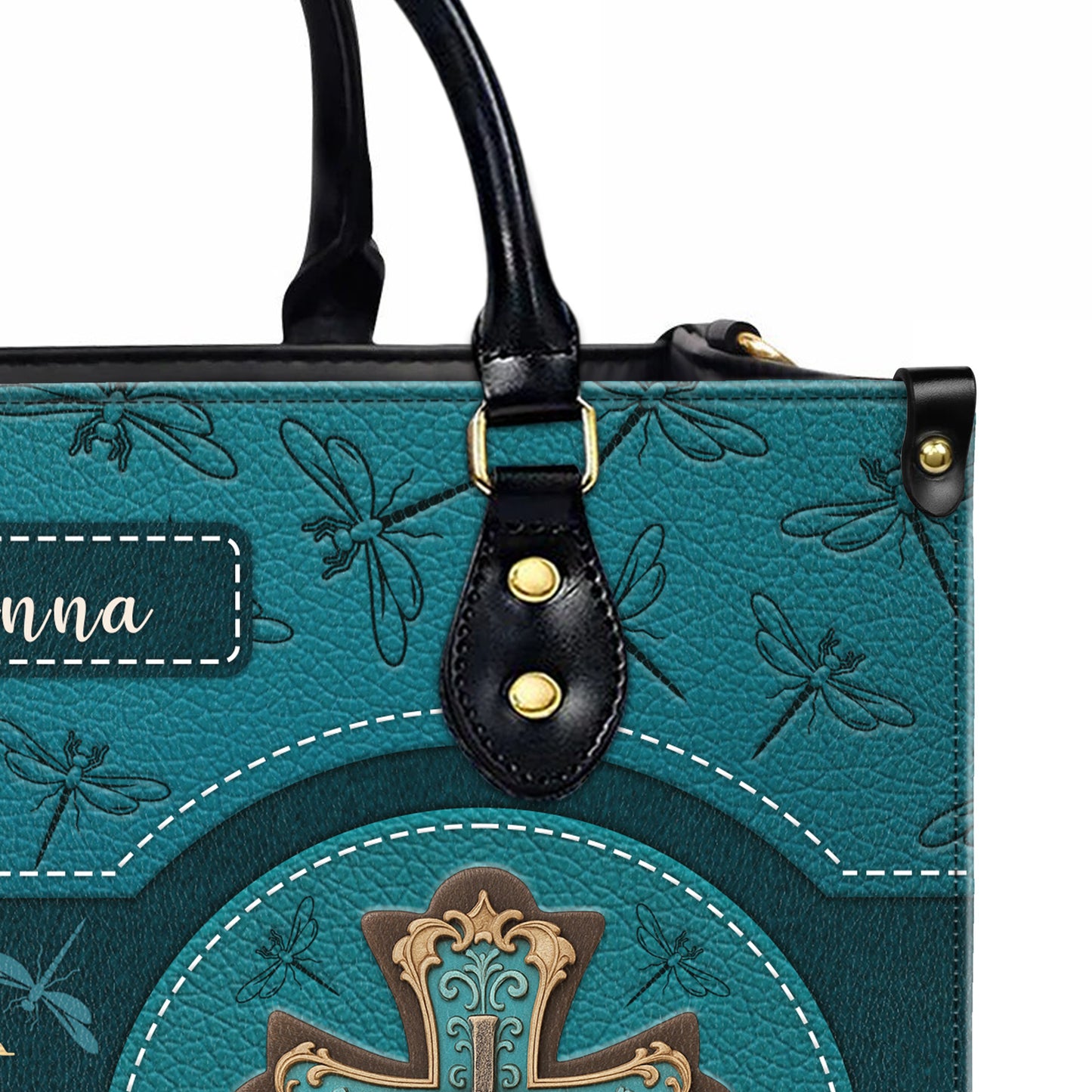 Way Maker Miracle Worker Promise Keeper Personalized Leather Handbag