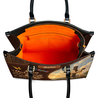 Personalized Spirit Of God Christian Handbag – Twill Faux Leather & PU Leather