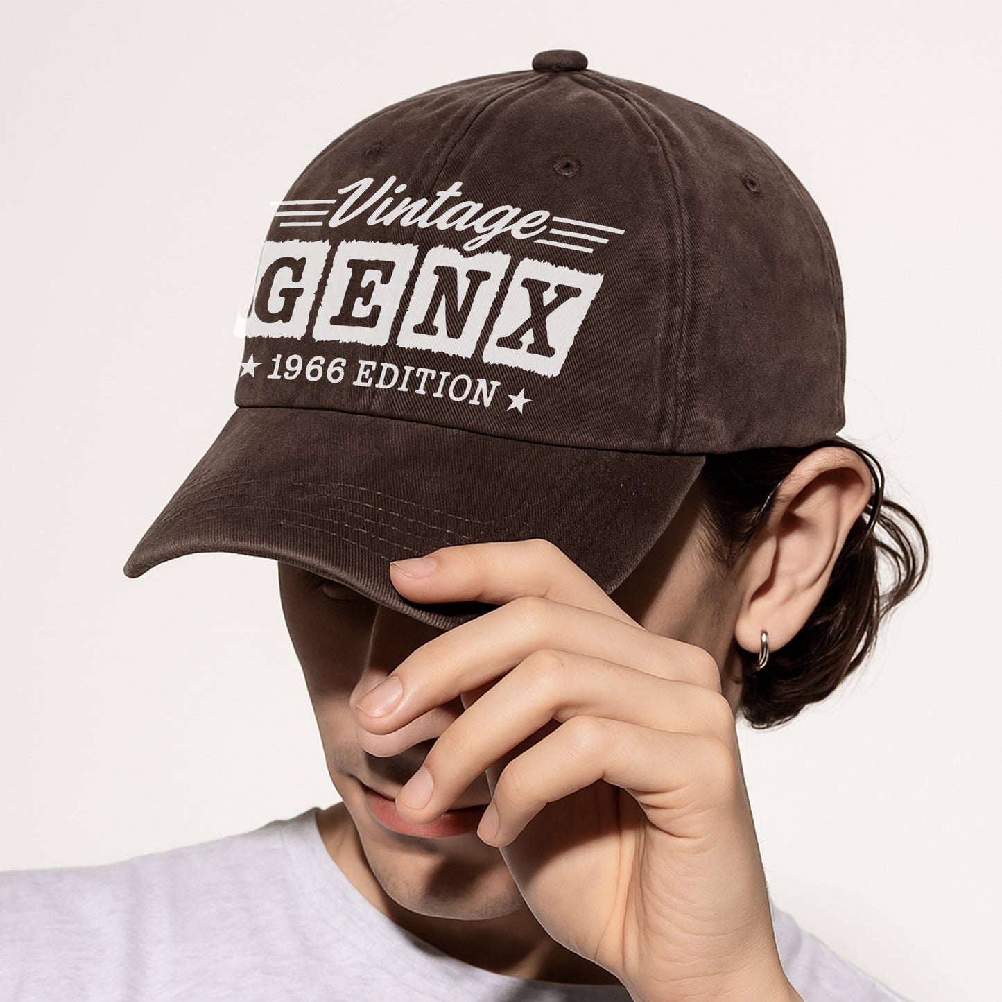 Vintage GenX [Custom Year] Edition Baseball Cap - Generation X Pride