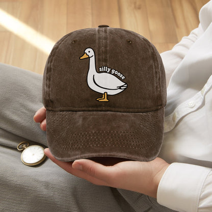 Silly Goose Baseball Cap - Cute Funny Animal Hat