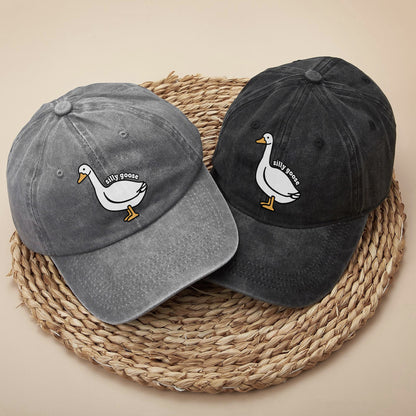 Silly Goose Baseball Cap - Cute Funny Animal Hat