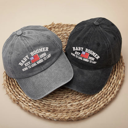 Baby Boomer Heritage Cap – Custom Year Edition