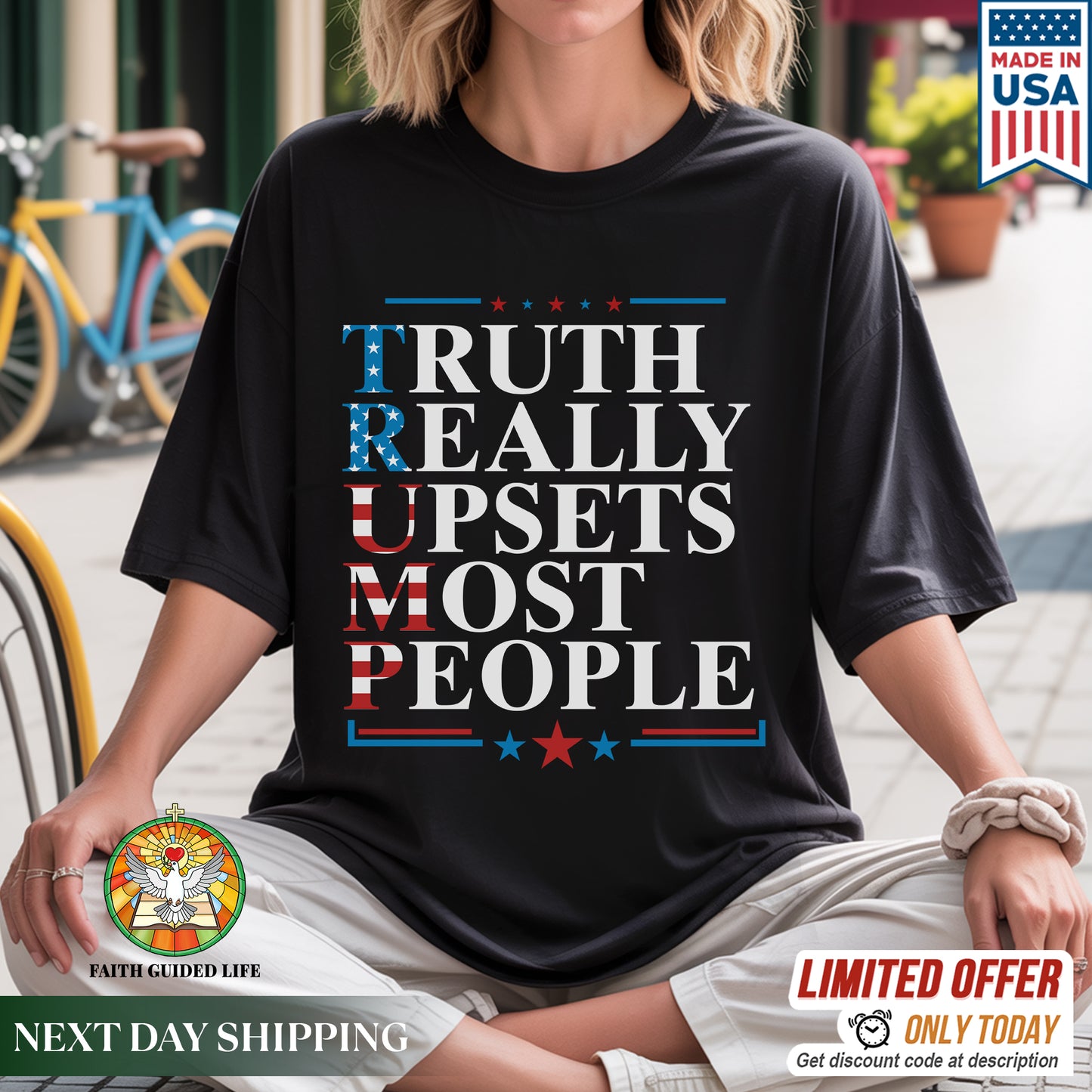 Truth Really Upsets Most People T-Shirt - Bold Reality Check