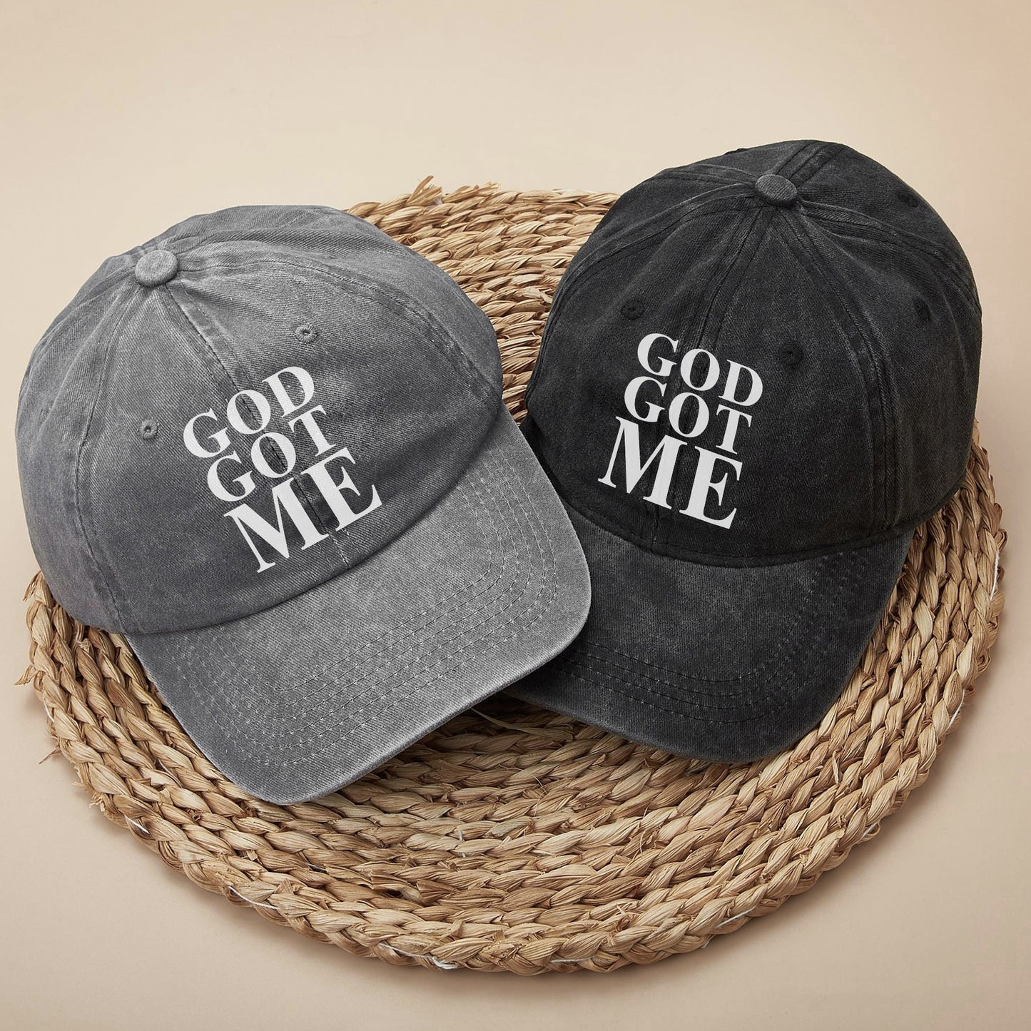 God Got Me Baseball Cap - Bold Christian Faith Hat