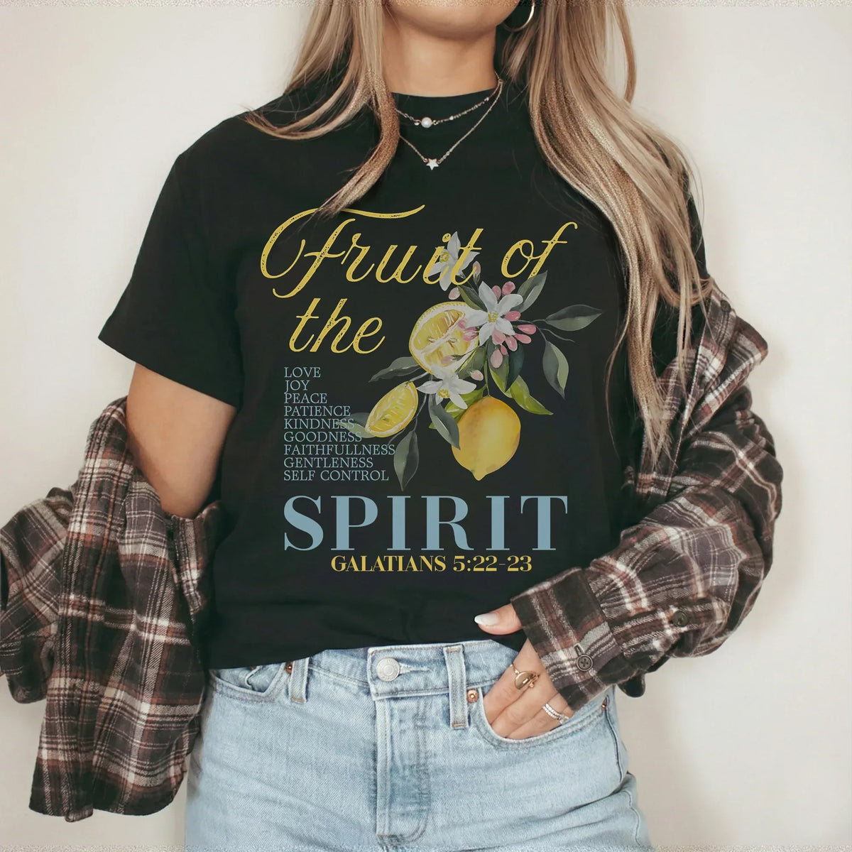 Fruit of the Spirit Citrus Floral Design – Faith Floral – Unisex Tshirt / Hoodie / Sweatshirt - Faith Guided Life
