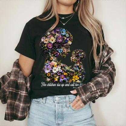 Floral Motherhood - Proverbs 31:28 – Unisex Tshirt / Hoodie / Sweatshirt