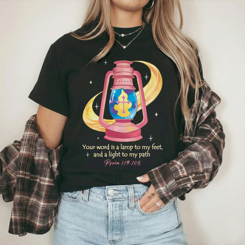 Your Word Is A Lamp - Unisex Tshirt / Hoodie / Sweatshirt - Faith Guided Life