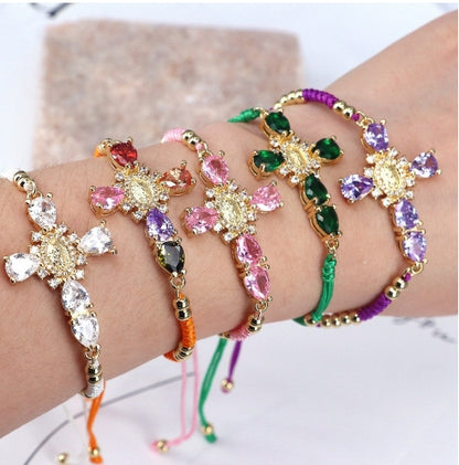 Faith Flex Cross Bracelet