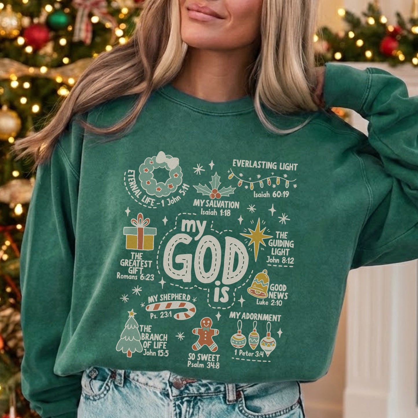 My God is - Christian Doodle - Unisex Tshirt / Hoodie / Sweatshirt