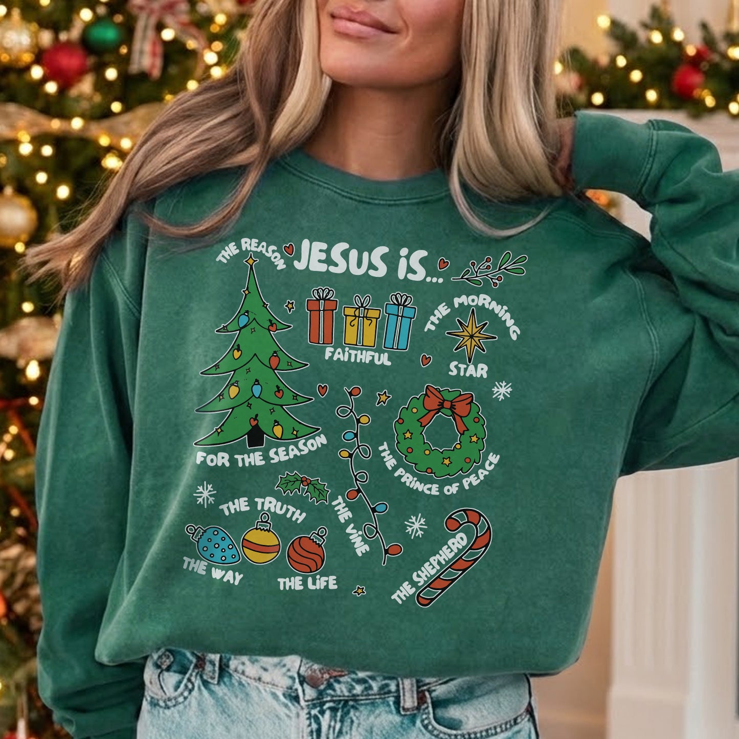 Jesus is The Reason - Christian Doodle - Unisex Tshirt / Hoodie / Sweatshirt