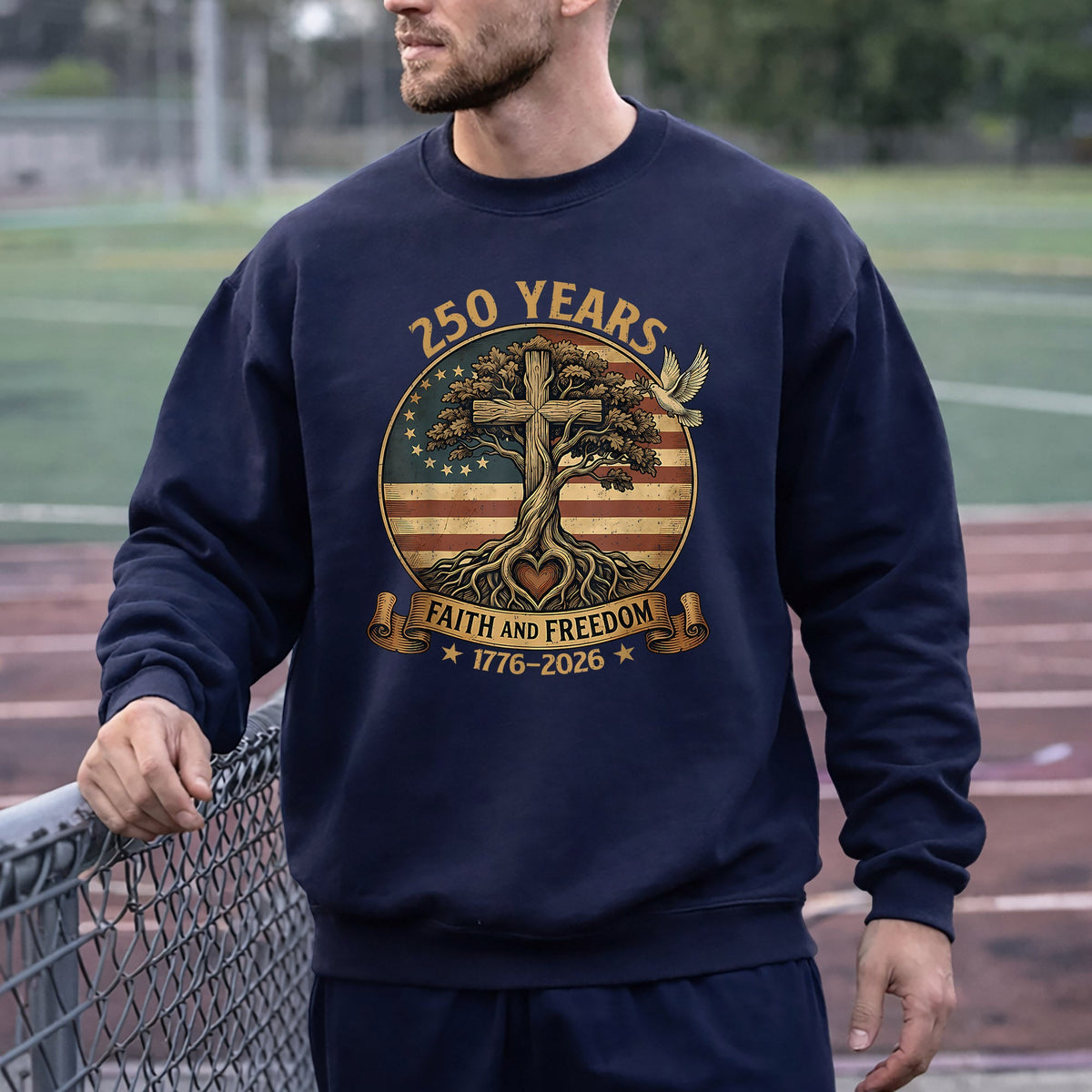 Rooted In Faith Tree Cross – Faith & Freedom – Unisex Tshirt Gildan / Tshirt Comfort / V-neck/ Hoodie / Sweatshirt