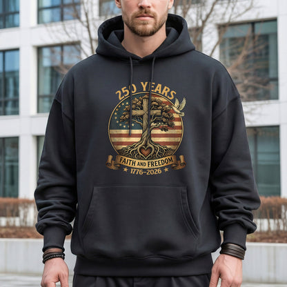 Rooted In Faith Tree Cross – Faith & Freedom – Unisex Tshirt Gildan / Tshirt Comfort / V-neck/ Hoodie / Sweatshirt