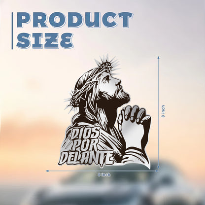 Dios Por Delante Decal Large Graphic for Trucks, Cars, Walls