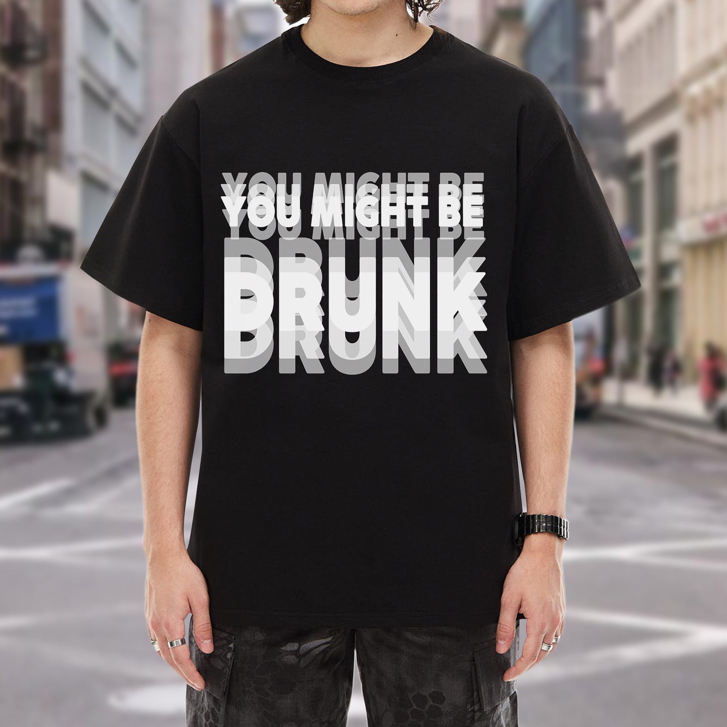 You Might Be Drunk T-Shirt - Humorous Reality Check
