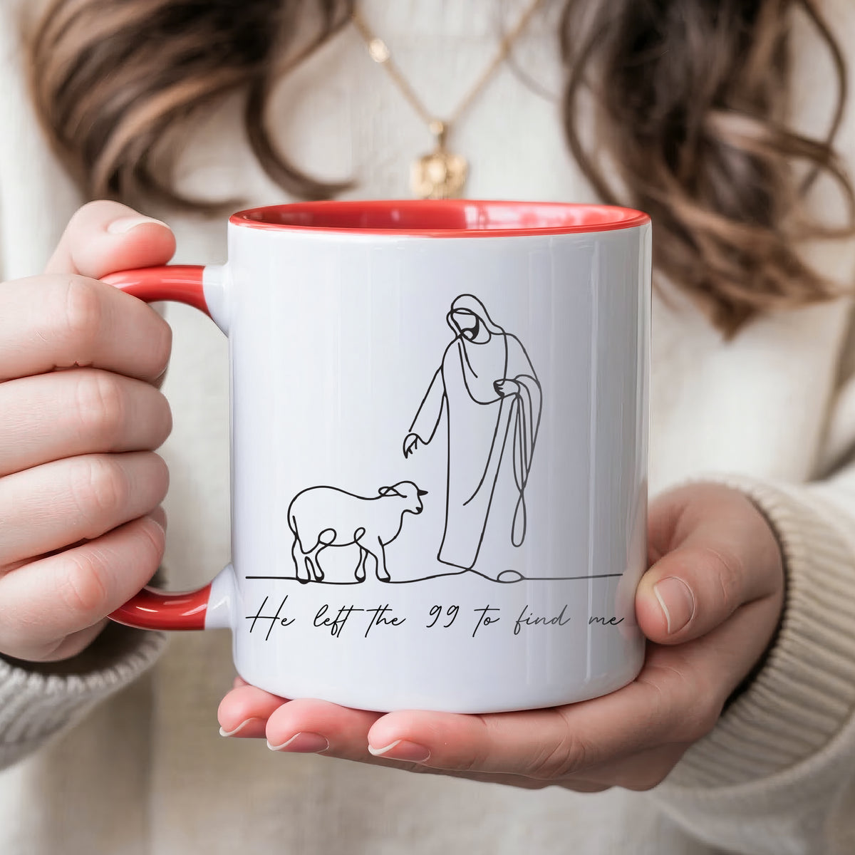 He Left The 99 to Find Me Mug - Perfect Christian Gift, Prayer Mug, or Daily Inspiration