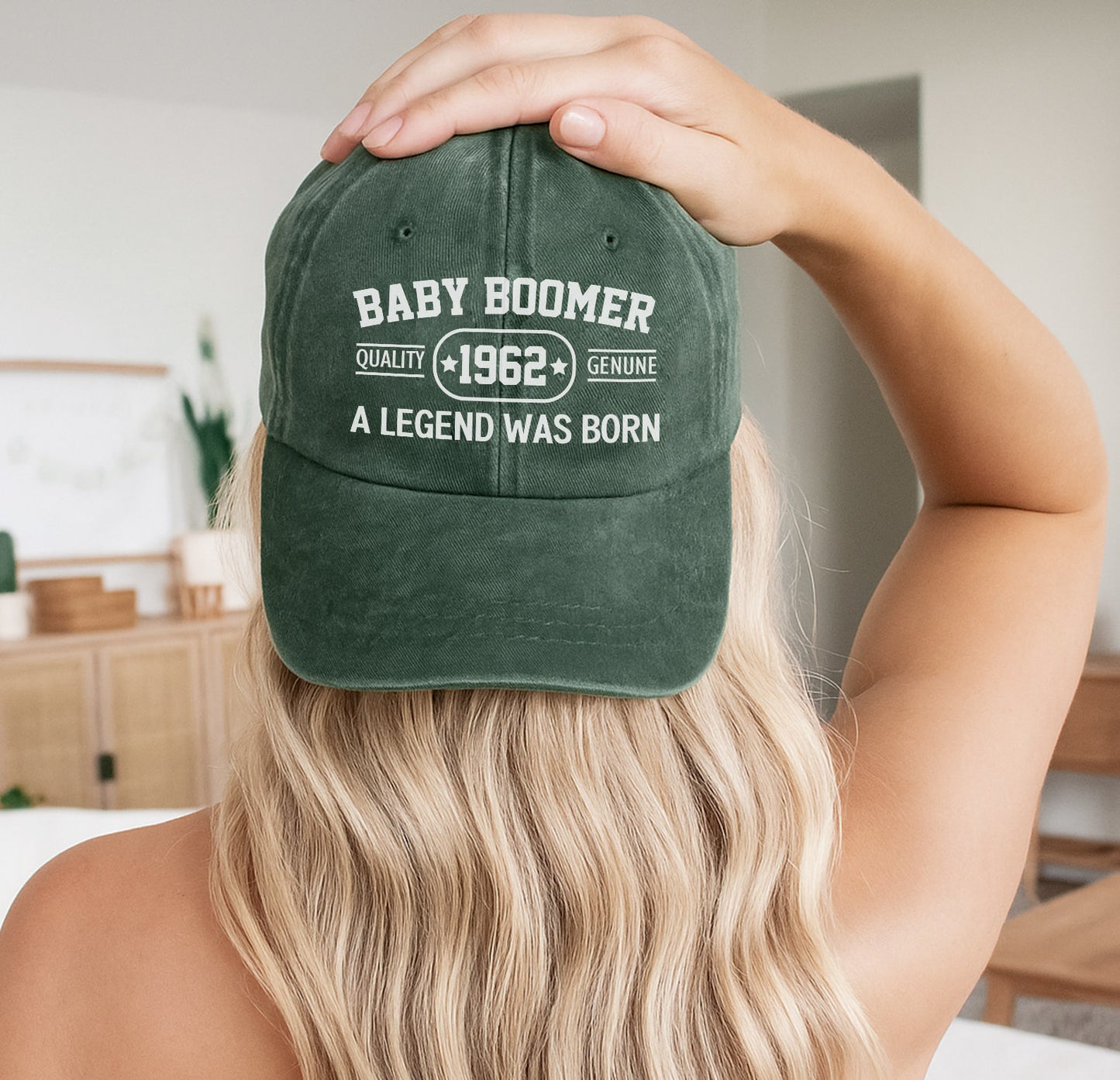 Baby Boomer Quality [Custom Year] Genuine A Legend Was Born Baseball Cap - Legendary Generation