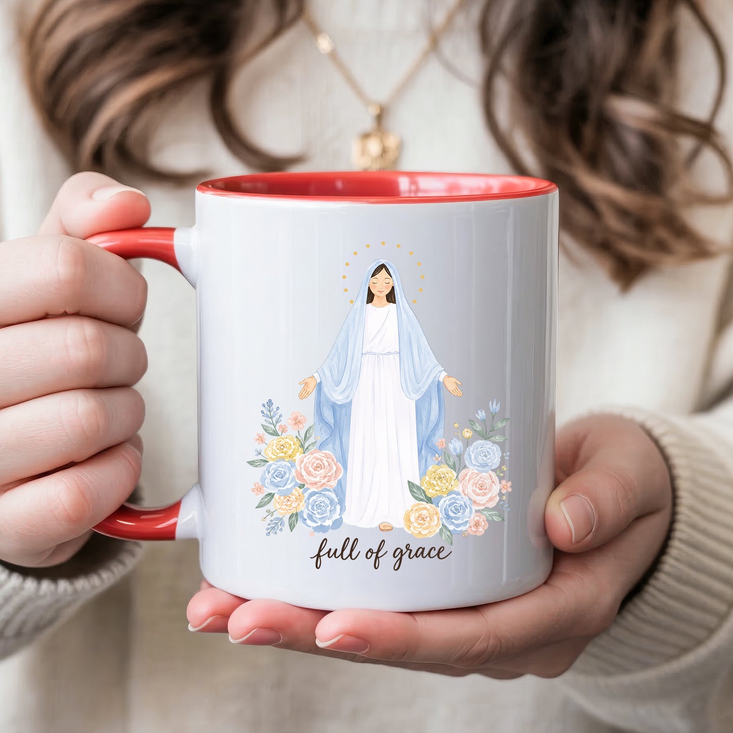 Full of Grace Mug - Perfect Christian Gift, Prayer Mug, or Daily Inspiration