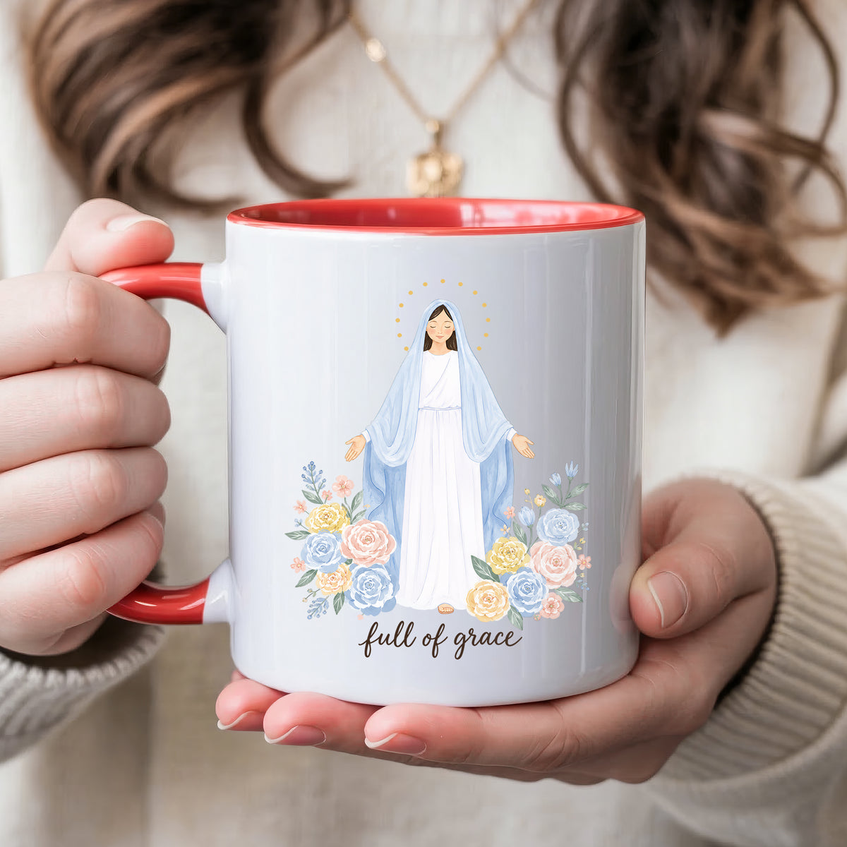 Full of Grace Mug - Perfect Christian Gift, Prayer Mug, or Daily Inspiration